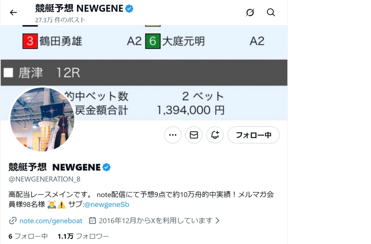 【競艇予想NEWGENE】優良・本物・悪質・詐欺をガチ徹底調査｜自称プロ予想家