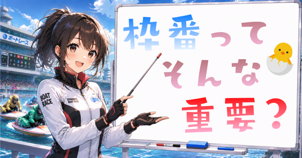 枠番ってそんな重要?