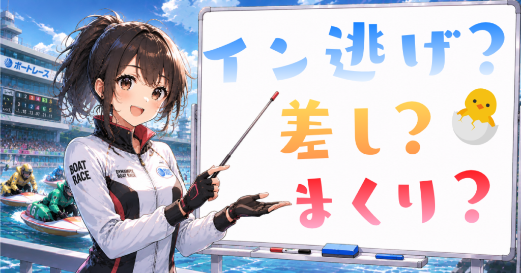 イン逃げ・差し・まくりとは