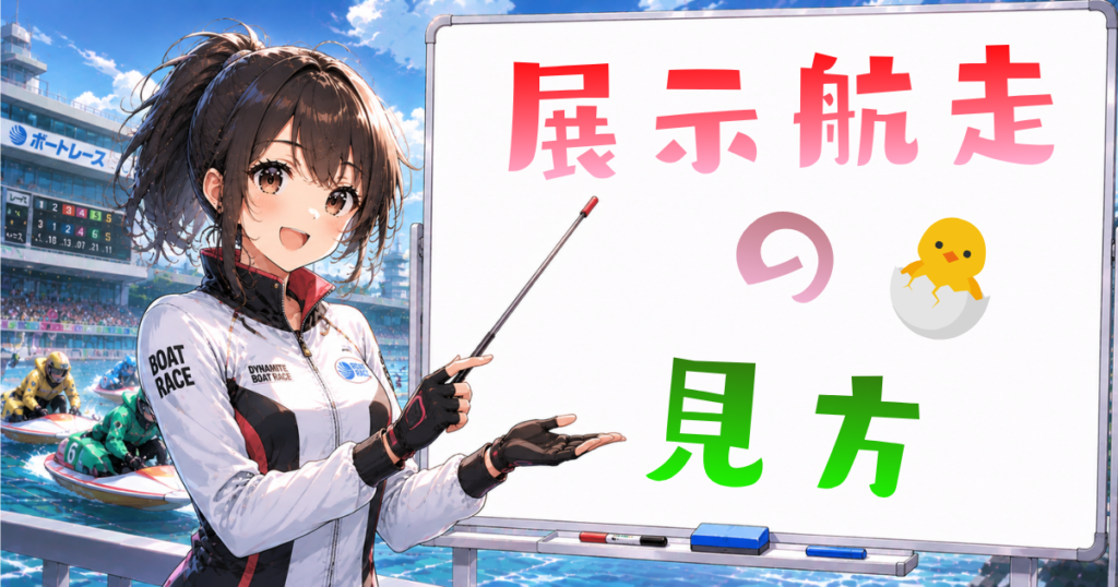 展示航走の見方
